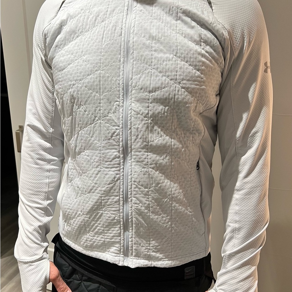 Under Armour Men's Quilted White Performance Jacket
